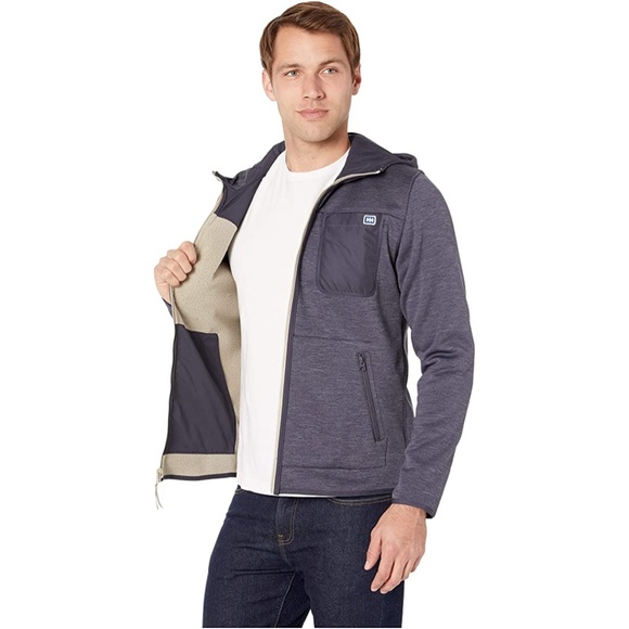 Helly Hansen Verket Reversible Pile zip-up hoodie Jacket - Picture 2 of 14